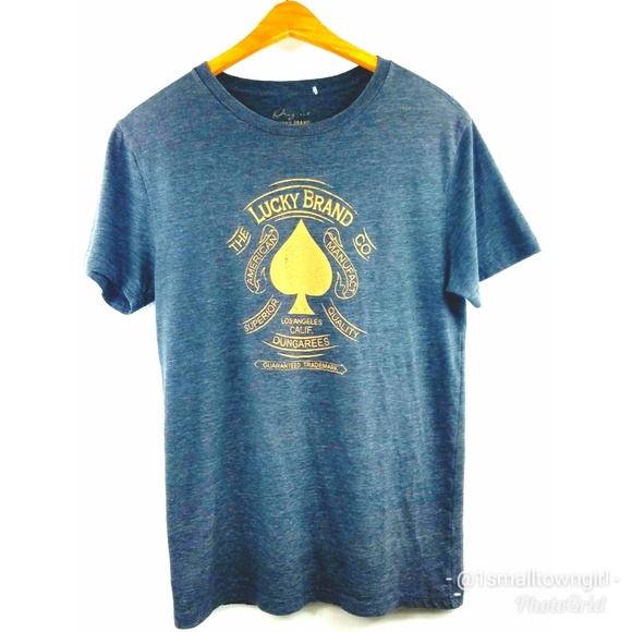 Vintage Lucky Brand t-shirt gray M - Picture 6 of 7